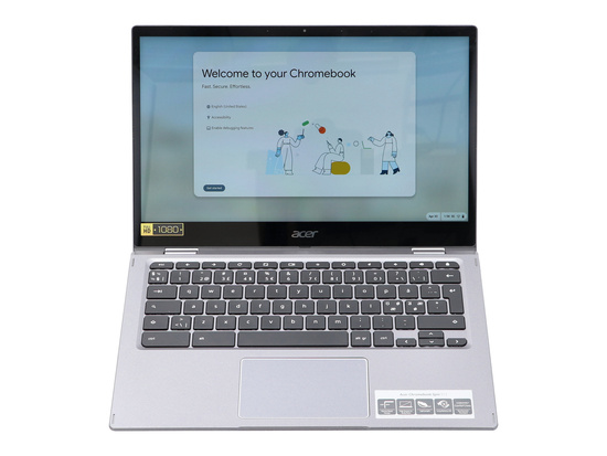 Dotykowy Acer Chromebook R841T S1MN Spin 513 Snapdragon SC7180 8GB 64GB MMC 1920x1080 Chrome OS Klasa A S/N: NXAA5ED00112512A1D7600