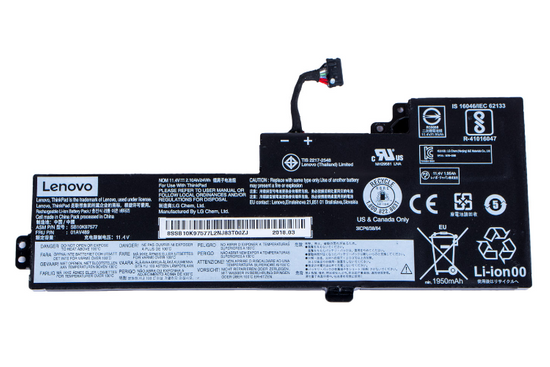 Używana Bateria Lenovo do ThinkPad T470 T480 01AV489 24WH 11.4V Niska Pojemność 15-29%