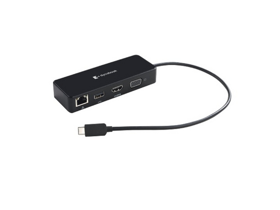 Nowy adapter 4w1 stacja dokująca Dynabook Hub 4K USB-C - HDMI VGA LAN 