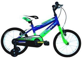 BICYCLE 16'' JUNIOR MAN ARGO/BLUE/GREEN 8001446122631 COPPI