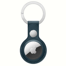 Brelok skórzany do Apple AirTag Leather Key Ring Baltic Blue