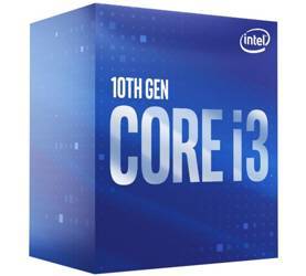 CPU INTEL Core i3 i3-10105 Comet Lake 3700 MHz Cores 4 6MB Socket LGA1200 65 Watts GPU UHD 630 BOX BX8070110105SRH3P