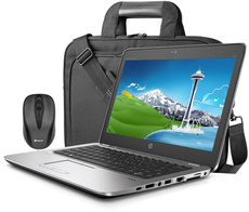 Dotykowy HP EliteBook 820 G3 i5-6300U 8GB 480GB SSD 1920x1080 Klasa A Windows 10 Home + Mysz + Torba