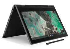 Dotykowy Lenovo Chromebook 500E 2nd Gen Czarny Celeron N4120 4GB 32GB Flash 1366x768 Klasa B Chrome OS 