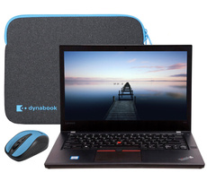 Dotykowy Lenovo ThinkPad T470 16GB 480GB i5-6300U 1920x1080 Klasa A- Windows 10 Home + Etui + Mysz