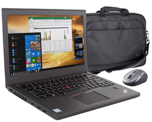 Dotykowy Lenovo ThinkPad X270 i5-6300U 8GB 240GB SSD 1920x1080 Klasa A- + Torba + Mysz