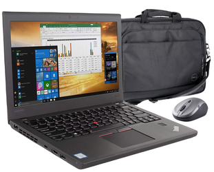 Dotykowy Lenovo ThinkPad X270 i5-6300U 8GB 240GB SSD 1920x1080 Klasa A- Windows 10 Professional + Torba + Mysz