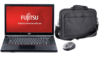 Fujitsu LifeBook A574 BK Celeron 2950M 4GB 320GB HDD 1366x768 QWERTY PL WLAN na USB Klasa A+ Windows 10 Home +Torba + Mysz 