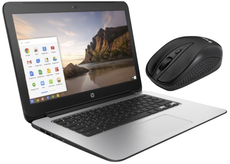 HP Chromebook 11 G4 GRAY Intel Celeron N2840 4GB 16GB Flash 1366x768 Klasa A- ChromeOS + Mysz