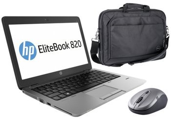 HP EliteBook 820 G4 i7-7500U 8GB 240GB SSD 1920x1080 Klasa A Windows 10 Home + Torba + Mysz