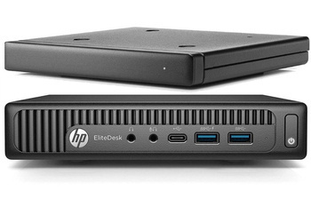 HP EliteDesk 800 G2 Desktop Mini i5-6500T 2.5GHz 8GB 480GB SSD +MODUŁ I/O Windows 10 Professional PL U1