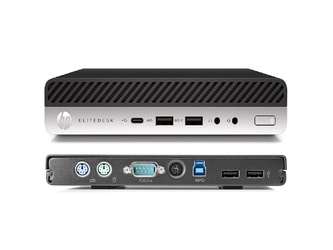 HP EliteDesk 800 G3 Desktop Mini i5-6500T 4x2.5GHz 16GB 480GB SSD Windows 10 Home +Moduł rozszerzający