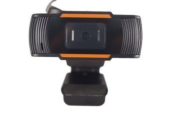 Kamera Internetowa Full HD USB E-learning 1080p Pomarańczowo-Czarna #4