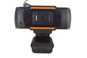 Kamera Internetowa Full HD USB E-learning 1080p Pomarańczowo-Czarna Po Zwrocie #1