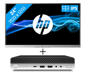 Komputer All-In-One HP 800 G4 Micro i5-8500 8GB 240GB SSD Windows 10 Professional PL + E243i