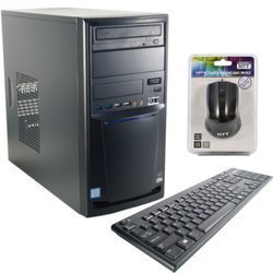 Komputer NTT Business W964M TW i3-6320 3.9GHz 8GB 240GB SSD DVD Windows 10 Professional + Klawiatura i Mysz