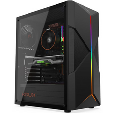 Komputer do Gier KRUX ASTRAL | Intel i5-12400F + FERA 5 | 16GB DDR4 RGB | 1TB M.2 GOODRAM | GeForce GTX 1650 4GB | GIGABYTE B760 GAMING | ENDORFY Vero L5 500W | Windows 11 Home