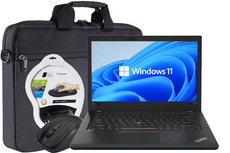 Lenovo ThinkPad T480 i3-8130U 16GB 480GB SSD 1920x1080 Klasa A- Windows 11 Home + Torba na laptopa Dynabook 15,6" + Mysz + Podkładka pod mysz Tracer