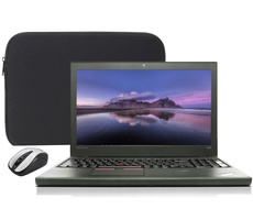 Lenovo ThinkPad T550 i5-5300U  16GB 480GB SSD 1920x1080 Klasa A- Windows 10 Home Etui + Mysz