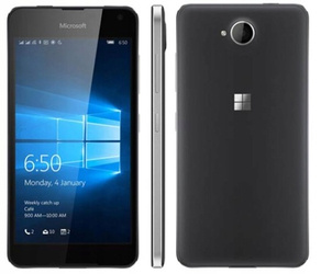 Microsoft Lumia 650 RM-1152 1GB 16GB Black Powystawowy MS Windows 10 Mobile