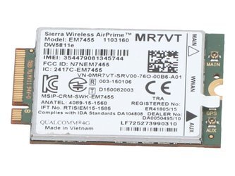 Modem WWAN Dell MR7VT DW5811e E7275 E7370 E7470 E5470 E5570 E5470 E5580 Sierra Wireless AirPrime