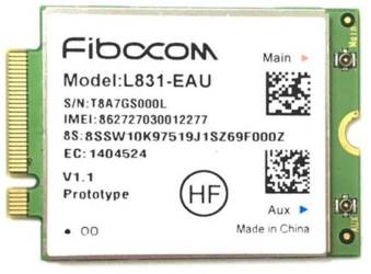 Modem WWAN Fibocom L831-EAU 01AX753/43 do Lenovo T570 P51S T470 X270 L470 L570 Miix 520