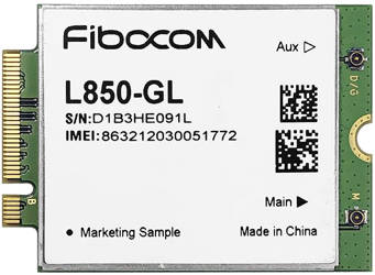 Modem WWAN Fibocom L850-GL do Lenovo L14 L15 L480 T480 R490 T580 T590 X280 X380 X390