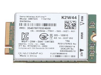 Modem WWAN K2W44 Dell DW5809e LTE E5450 E7450 E7250