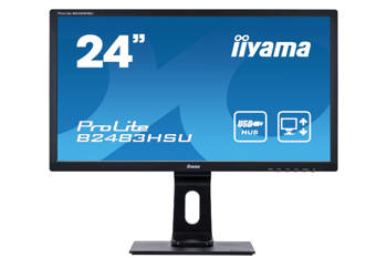 Monitor IIYAMA B2483HSU-B1DP 24" LED 1920x1080 DisplayPort Czarny Klasa A