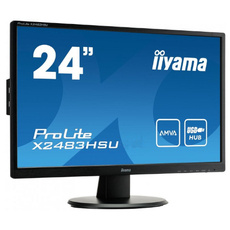 Monitor IIYAMA X2483HSU 24" AMVA 1920x1080 D-SUB DVI HDMI Czarny Klasa A