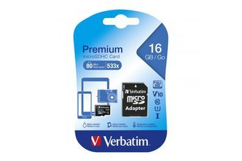 Nowa Karta Verbatim Premium microSDHC 16 GB Class 10