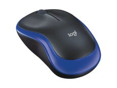 Nowa Mysz Logitech M185 Bezprzewodowa Czarno-Niebieska NANO USB