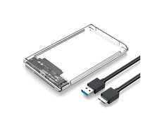 Nowa Obudowa do dysku 2,5" External Case USB 3.0 Transparentna