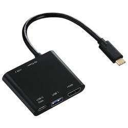 Nowy Kabel adapter Hama multiport 4w1 USB-C - 3xUSB + HDMI