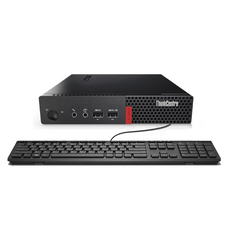 Nowy Lenovo ThinkCentre M910q i5-6500T 4x2.5GHz 8GB 256GB SSD Windows 10 Professional + klawiatura, adapter