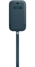 Nowy Oryginalny Futerał Skórzany Apple iPhone 12 Pro Max Baltic Blue