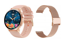 Nowy Smartwatch GlacierX Polaris Gold + Pasek mediolański