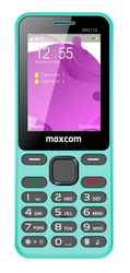 Nowy Telefon dla seniora Maxcom Classic MM139 Dual Sim Niebieski/Miętowy