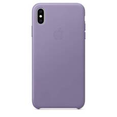 Oryginalne Skórzane Etui Apple iPhone XS Max Liliac