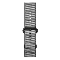 Oryginalny Pasek Apple Watch Woven Nylon Black 42mm w zaplombowanym opakowaniu