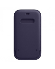Oryginalny Skórzany Futerał Magsafe Apple iPhone 12 / 12 Pro Deep Violet