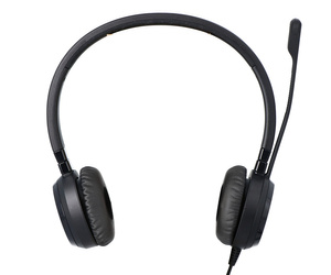 Słuchawki Jabra Dell z Mikrofonem HSC016 Czarne Do Skype Teams