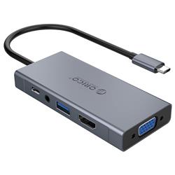Stacja dokująca Orico MC-U501P-GY-BP USB-C - VGA, HDMI, audio, PD 60 W