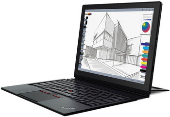 Tablet 2w1 Lenovo ThinkPad X1 i7-7Y75 8GB 256GB SSD 2160x1440 Klasa A- Windows 10 Home + Klawiatura