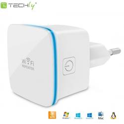 Wzmacniacz sygnału Wi-Fi Techly N300 Wall-Plug