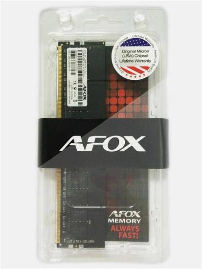 AFOX DDR4 32GB 3200MHZ MICRON CHIP CL16 XMP2 AFLD432PS1C