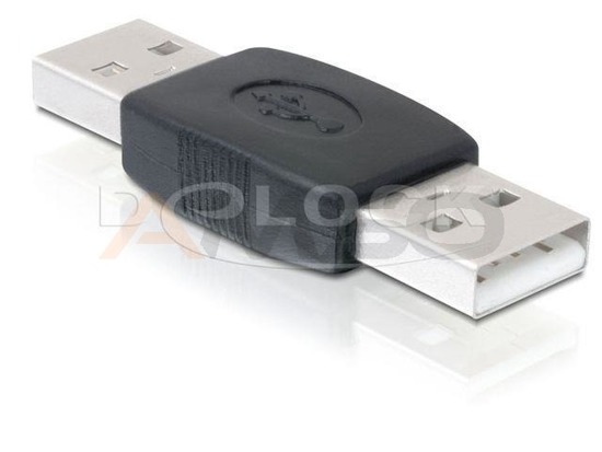 Adapter Delock USB AM -> USB AM beczka