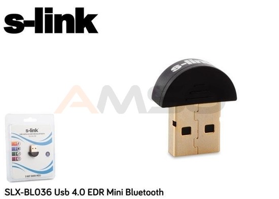 Adapter S-link SLX-BL036 USB 4.0 EDR Class 1 Zasięg 100m Bluetooth