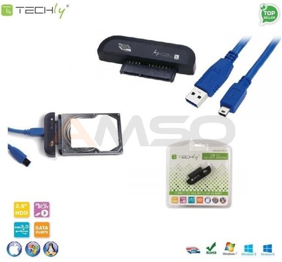 Adapter Techly IUSB3-SATA2 SuperSpeed USB 3.0 na SATA 2,5"