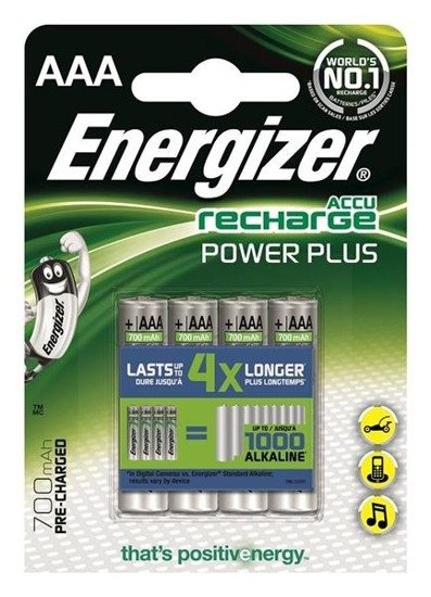 Akumulator Energizer Precharged AAA Power Plus 700mAh 4 szt. Blister